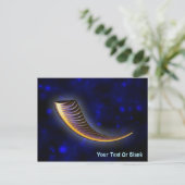 Fractal Shofar Briefkaart (Staand voorkant)