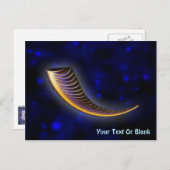 Fractal Shofar Briefkaart (Voorkant / Achterkant)