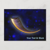 Fractal Shofar Briefkaart (Voorkant)