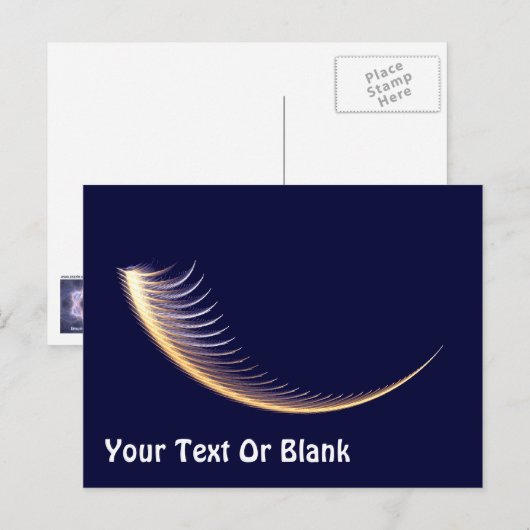 Fractal Shofar Briefkaart (Voorkant / Achterkant)