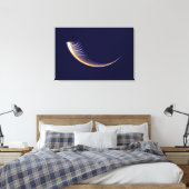 Fractal Shofar Canvas Afdruk (Insitu (Slaapkamer))