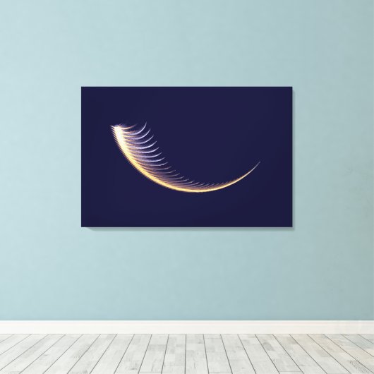 Fractal Shofar Canvas Afdruk (Insitu (Houten vloer))