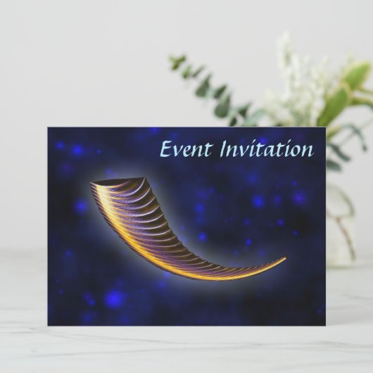 Fractal Shofar Kaart (Staand voorkant)