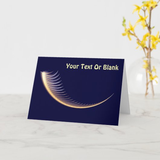 Fractal Shofar Kaart (Gele Bloem)