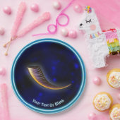 Fractal Shofar Papieren Bordje (Feest)