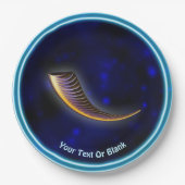 Fractal Shofar Papieren Bordje (Voorkant)