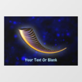 Fractal Shofar Raamsticker (Vel)