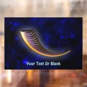 Fractal Shofar Raamsticker (Vel 2)