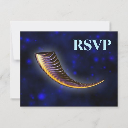 Fractal Shofar RSVP Kaartje (Voorkant)