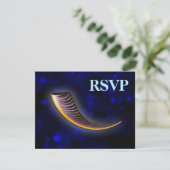 Fractal Shofar RSVP Kaartje (Staand voorkant)
