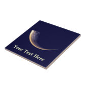 Fractal Shofar Tegeltje (Zijkant)