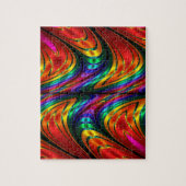 Fractal Silk Rainbow Legpuzzel (Verticaal)