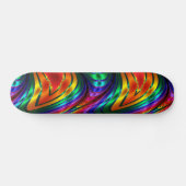 Fractal Silk Rainbow Skateboard (Horizontaal)