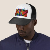 Fractal Silk Rainbow Trucker Pet (In situ)