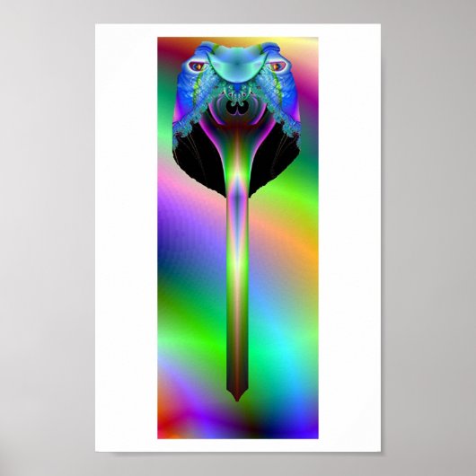 Fractal Snake Poster (Voorkant)