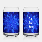 Fractal Snowburst Blikvorm Glas (Voorkant)