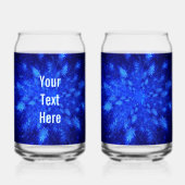 Fractal Snowburst Blikvorm Glas (Achterkant)