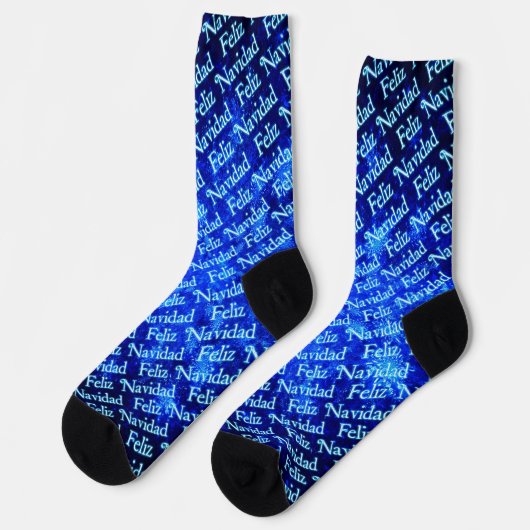 Fractal Snowburst - Feliz Navidad Socks Sokken (Links)
