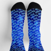 Fractal Snowburst - Feliz Navidad Socks Sokken (Top)
