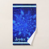 Fractal Snowburst - Joyeux Noё l Handdoek (Handdoek)
