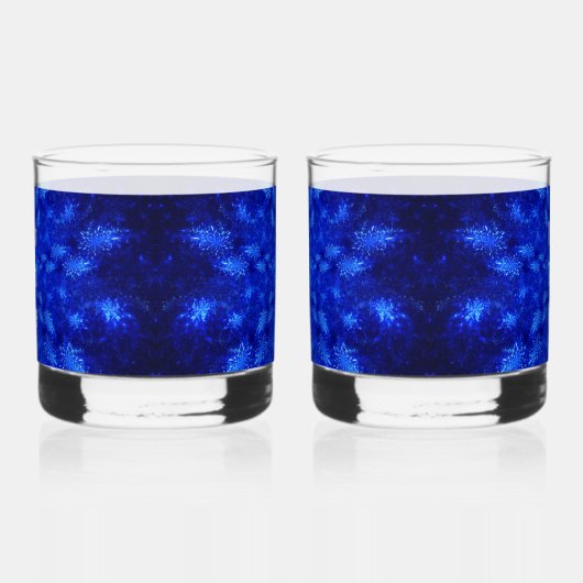 Fractal Snowburst Whisky Glas (Rechts)
