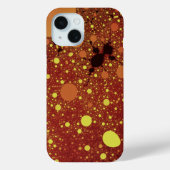 Fractal Space - Koel Sinaasappel Abstract Case-Mate iPhone Case (Achterkant)