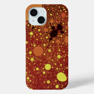 Fractal Space - Koel Sinaasappel Abstract iPhone 15 Case