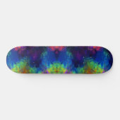 Fractal Space Longboard Long Board Sacred Geometry Persoonlijk Skateboard (Horizontaal)