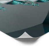 Fractal Sparkle 2 Abstract geometrisch Poster (Hoek)