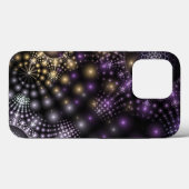Fractal Sphere Art Mandala Universe iPhone Case (Achterkant (horizontaal))