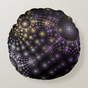 Fractal Sphere Art Mandala Universe Sierkussen Rond Kussen