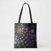 Fractal Sphere Art Mandala Universe Sierkussen Tote Bag (Voorkant)