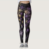 Fractal Sphere Art Mandala Universe Yoga Leggings (Voorkant)