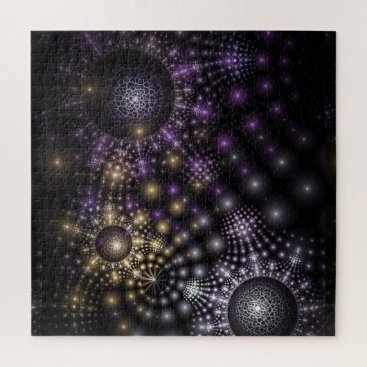 Fractal Sphere Art Mandala Universum Legpuzzel (Verticaal)