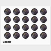 Fractal Sphere Art Mandala Universum Ronde Sticker (Vel)