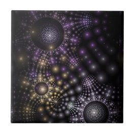 Fractal Sphere Art Mandala Universum Tegeltje