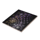 Fractal Sphere Art Mandala Universum Tegeltje (Zijkant)