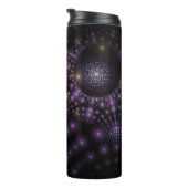 Fractal Sphere Art Mandala Universum Thermosbeker (Geroteerd rechts)