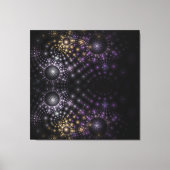 Fractal Sphere Mandala Universe Stretched Canvas Afdruk (Voorkant)
