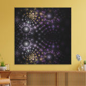 Fractal Sphere Mandala Universe Stretched Canvas Afdruk (Insitu (Woonkamer))