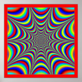 Fractal Spider Web Poster (Voorkant)