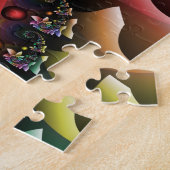 Fractal Spiral Color Parade Legpuzzel (Zijkant)