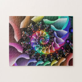 Fractal Spiral Color Parade Legpuzzel