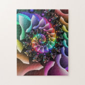Fractal Spiral Color Parade Legpuzzel (Verticaal)