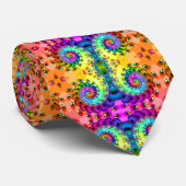 Fractal Spiral Delight Stropdas (Opgerold)