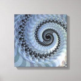 Fractal Spiral Elegance Canvas Print