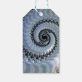 Fractal Spiral Elegance Gift Label Cadeaulabel (Voorkant)