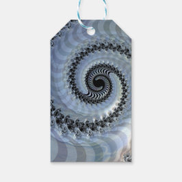 Fractal Spiral Elegance Gift Label Cadeaulabel