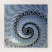 Fractal Spiral Elegance Jigzaag Puzzle Legpuzzel (Horizontaal)
