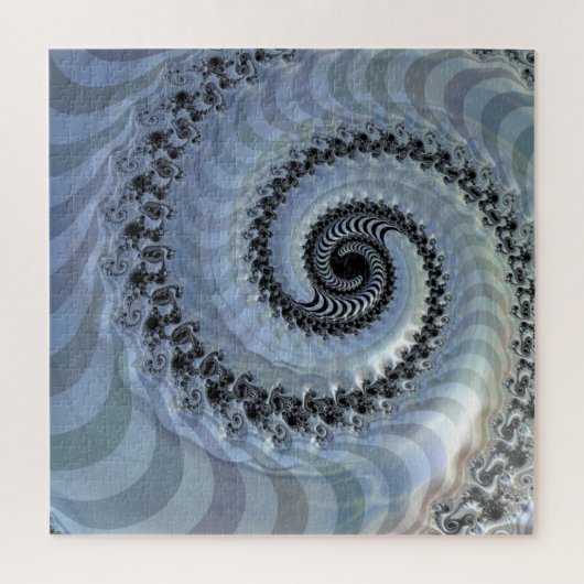 Fractal Spiral Elegance Jigzaag Puzzle Legpuzzel (Verticaal)